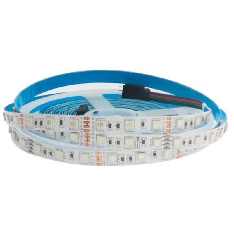 

Tira Led Adhesiva 12V IP65 5 Mtr RGB 72w