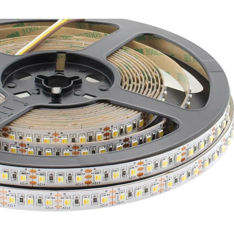 

Tira LED Blanco Dual SMD3528, DC12V, 5m (240 Led/m) - IP20, Blanco dual - Blanco dual