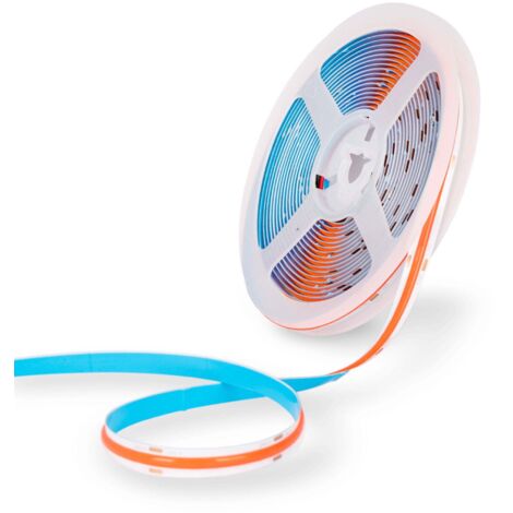 Tira LED COB 24V DC - 12W/m - Colores - 8mm - IP20 - Rollo