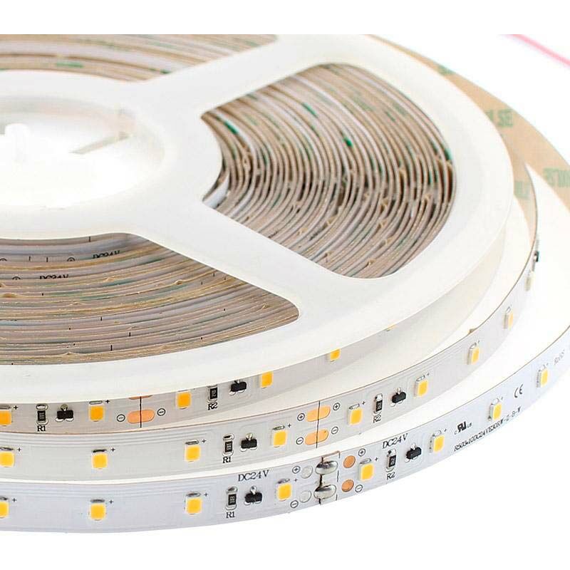 

Tira LED Monocolor EPISTAR SMD2835, DC24V, 20 metros (60Led/m), 144W, IP20, Blanco cálido - Blanco cálido