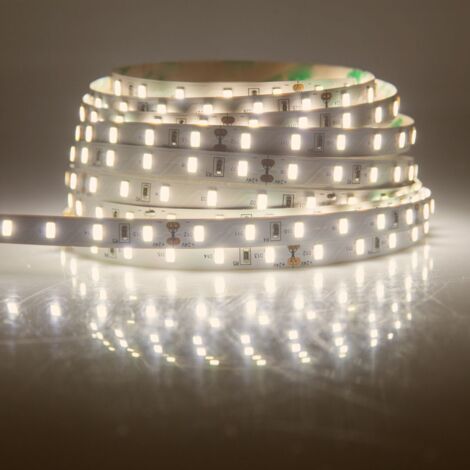 Tira Led Flexible 17W/MT 4000K 230V 120LED/MT 12mm ancho, corte 10cm, venta por metro