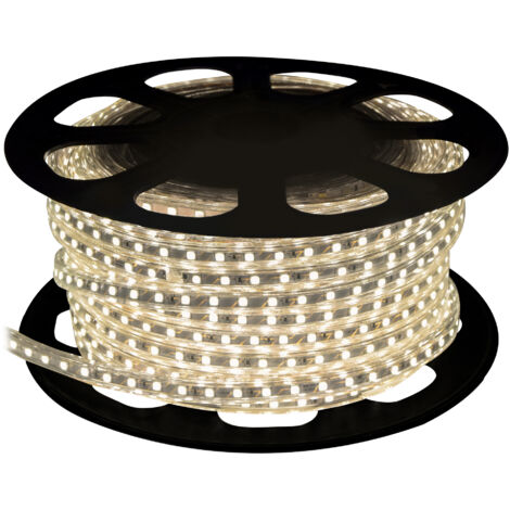 TIRA LED MATEL 230V IP65 SMD3528 25MTS NEUTRA