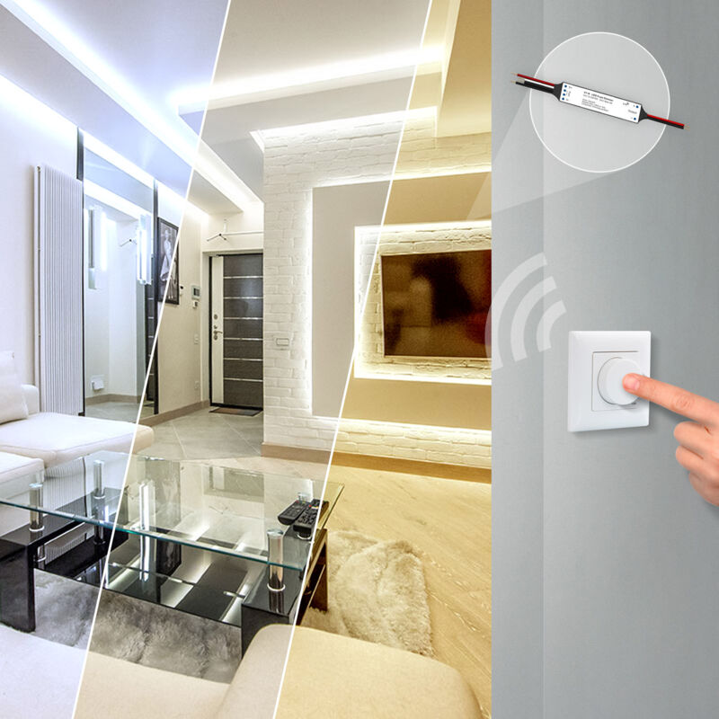 

Tira LED 24V DC 60LED/m 5m IP20 con Regulador Inalámbrico y Alimentación Blanco Frío 6000K - 6500K - Blanco Frío 6000K - 6500K