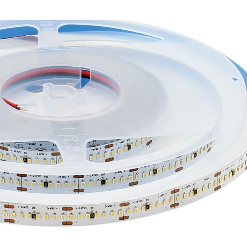 

Tira LED Monocolor SMD2216, ChipLed Samsung, DC24V, 5m (300Led/m), 120W, CRI 95 - IP20, Blanco frío - Blanco frío