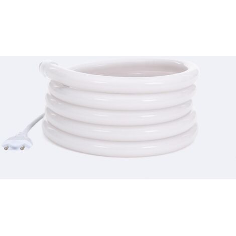 Tira LED Neón Regulable 220V Circular SFLEX17 8W/m Corte 100cm IP65 a Medida Blanco Neutro 25 m