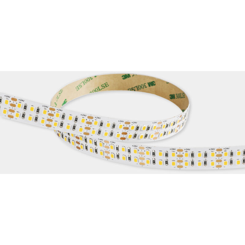 LEDS C4 Tira LED On Advanced Double LED 96 Blanco Cálido - 2700K CRI 90 IP20 7385LM para Interior de Pared, Techo en Salón, Oficina, Comedor