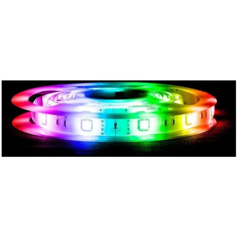 Tira LED RGB Control por Smartphone Bluetooth 30 LED/m 2m KIT con Fuente de Alimentación RGBW