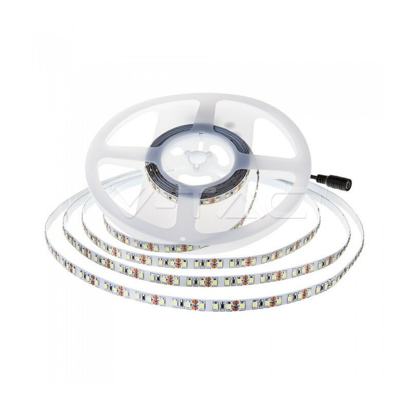 

Tira LED Samsung PRO SMD 12W/m 120 leds/m 12V IP20 5metros Temperatura de color - 6400K Blanco frío