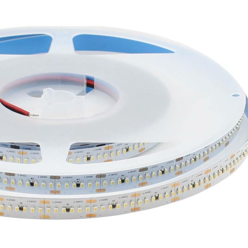 

Tira LED Monocolor SMD2014, ChipLed Samsung, DC24V, 5m (300Led/m), 96W, IP20, Blanco frío - Blanco frío