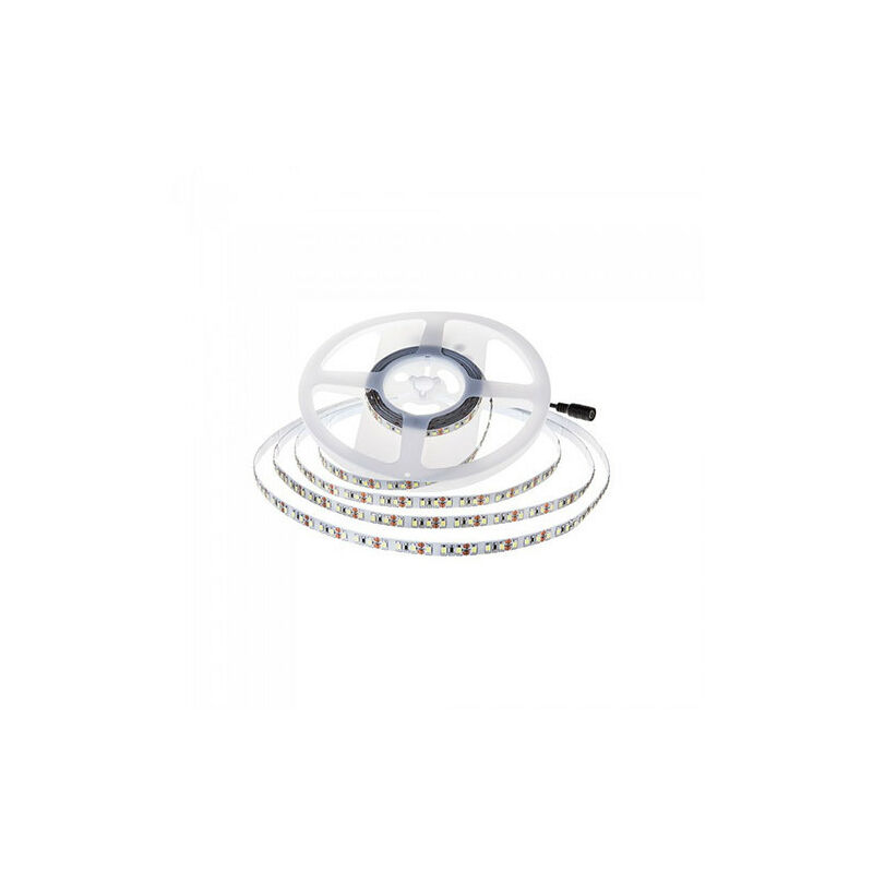 

V-tac - Tira LED SMD2835 High Lumen 8W/m 126 leds/m 24V IP20 5 metros Temperatura de color - 3000K Blanco cálido