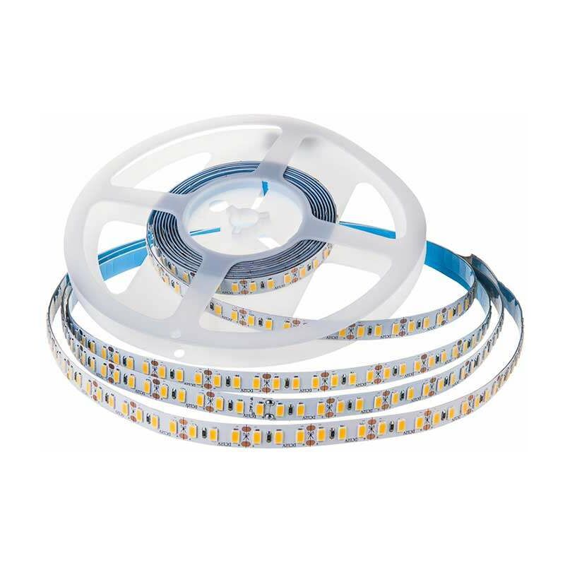 

V-tac - Tira led SMD5730 High Lumen CRI 95 18W/m 120 leds/m 12V IP20 5 metros Temperatura de color - 4000K Blanco natural