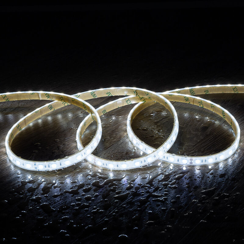 

Tira LED 24V DC 60LED/m 5m Sumergible IP68 Blanco Frío 6000K - 6500K - Blanco Frío 6000K - 6500K