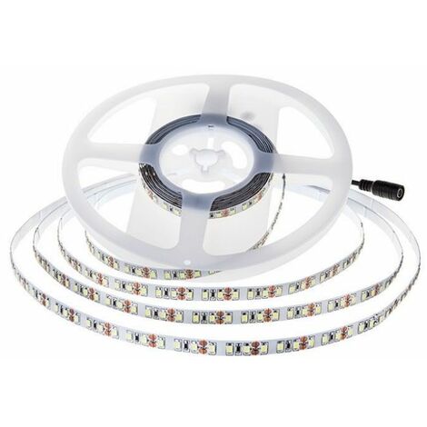 Tira LED V-TAC SMD2835 11W/m 5m 168 LED/m 150LM/W 24V Blanco Frío IP20 10mm