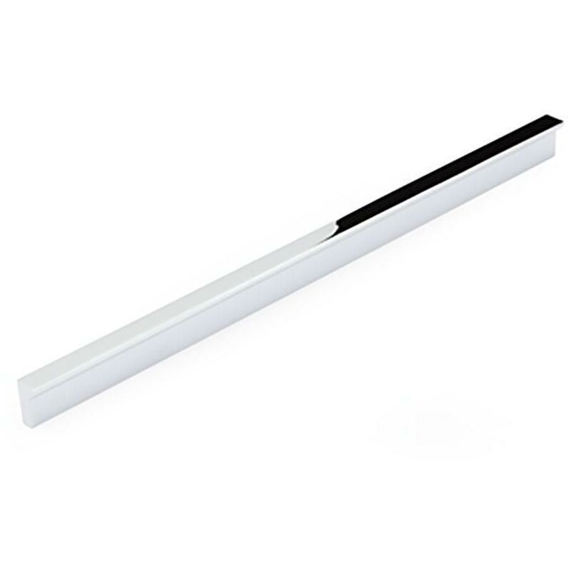 

Tirador alumino angle acabado cromo brillo medida tirador dist. 192mm. - Mibricoplus