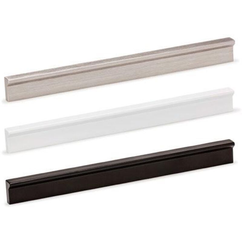 

Tirador alumino angle acabado cromo brillo medida tirador dist. 256mm. - Mibricoplus