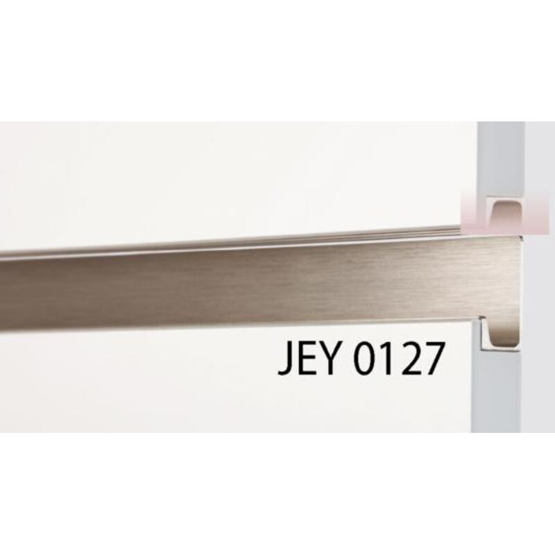 Viefe - tirador para embutir jey efecto inox largo long. 147 mm.