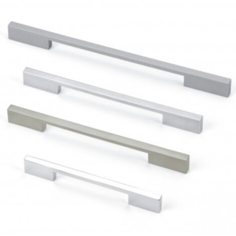 Tirador Align 7541 - Niquel cepillado. 252x9x20mm. Entrepuntos 224mm.