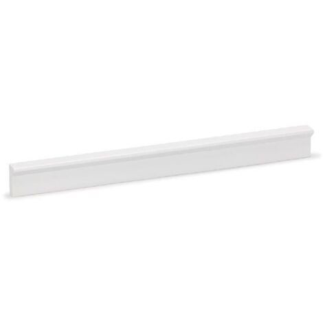 tirador aluminio modelo angle acabado blanco mate dist. agujero 128/160