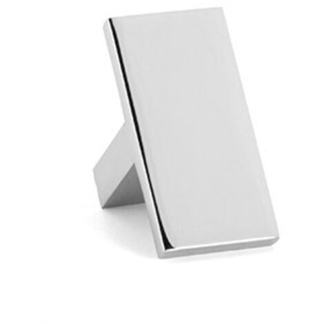 tirador aluminio modelo tauro. acabados negro mate y cromo acabado cromo distancia 0mm-1 agujero