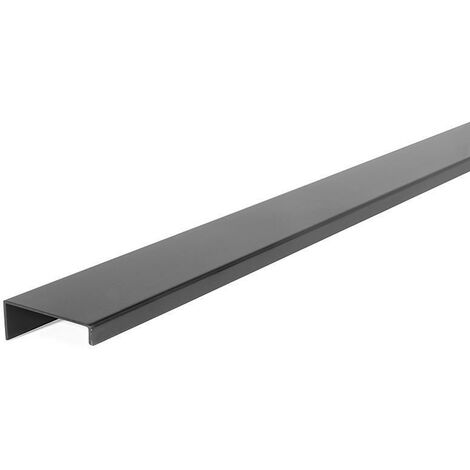 tirador aluminio modelo way acabados laton oscuro, negro mate, anodizado mate acabado negro mate dist. agujero 736mm
