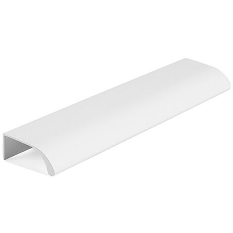 tirador aluminio ona acabado blanco mate dist. agujero dist. 128mm.