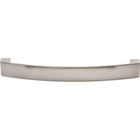 Tirador aluminio TSA mueble armario 160mm níquel satinado