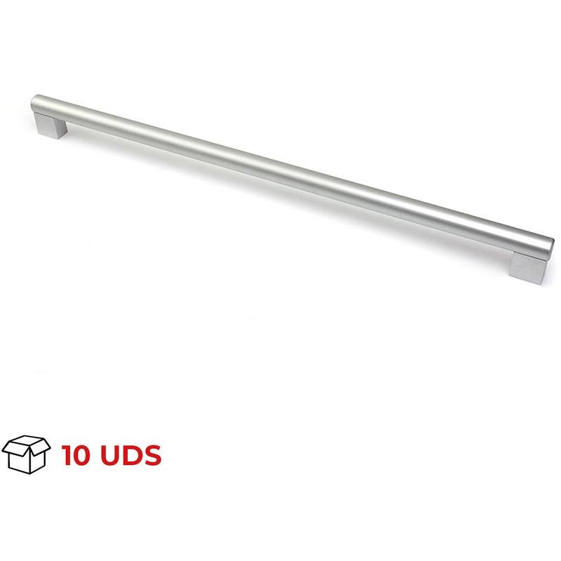 

Tirador Asa Mueble | Estilo Contemporáneo | Fabricado en Aluminio | Acabado en Anodizado mate | Distancia Entrepuntos: 632 mm | Medidas 750*120*73 mm