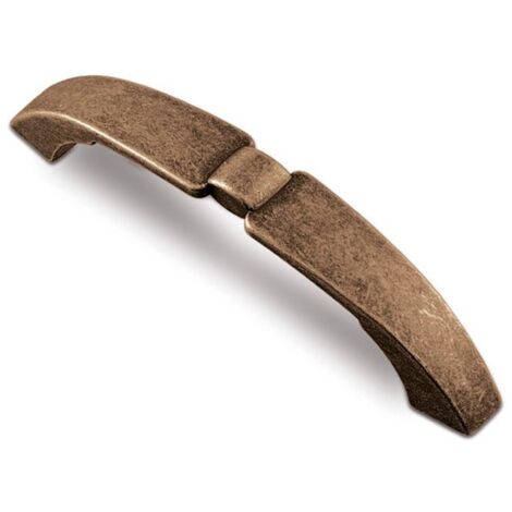 Tirador Buckle 7251 - Bronce rústico. 149x20x30mm. Entrepuntos 128mm.