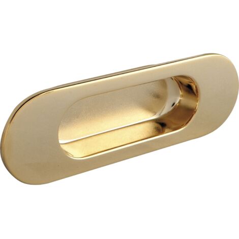 Tirador Cap 3921 - Dorado brillo. 110x65x36mm.