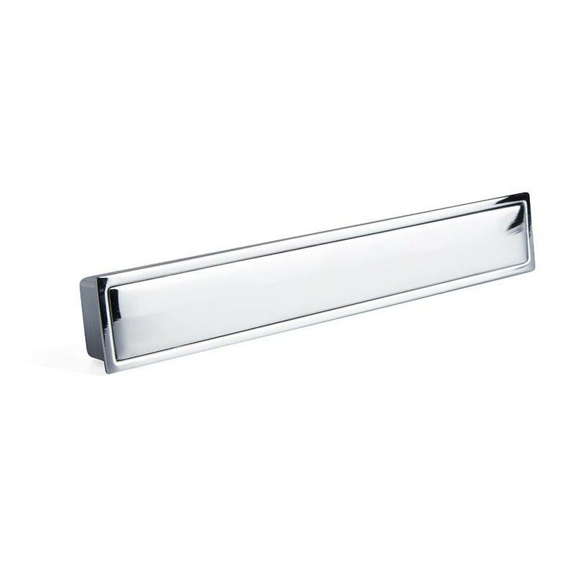 

Tirador embutir zamak modelo clos acabado cromo brillo medida tirador dist. 128mm. - Mibricoplus