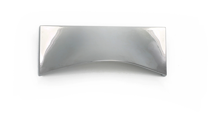 

Tirador Concha Mueble | Estilo Contemporáneo | Fabricado en Zamak | Acabado en Cromo Brillo | Distancia Entrepuntos: 64 mm | Medidas 108*43*18 mm |