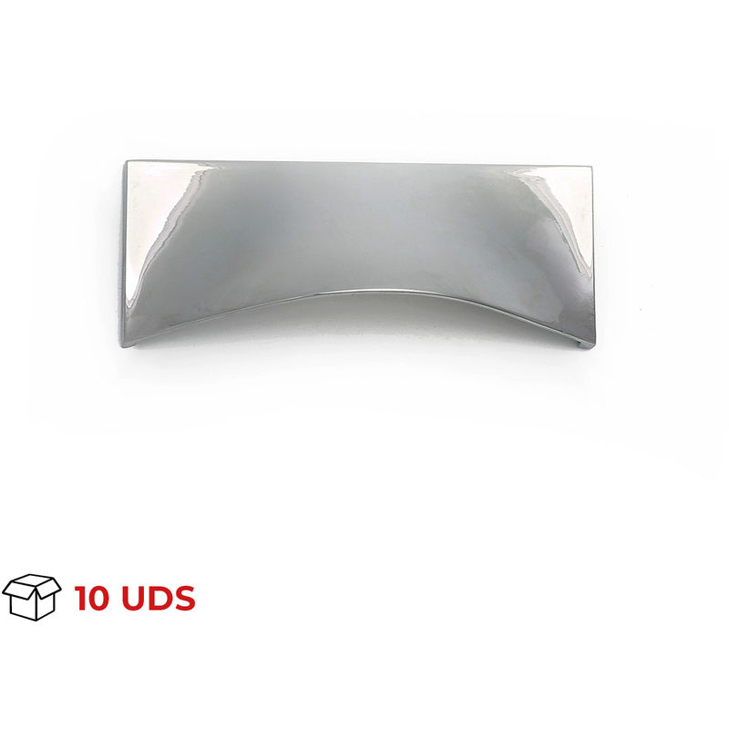 

Tirador Asa Mueble | Estilo Contemporáneo | Fabricado en Zamak | Acabado en Cromo Brillo | Distancia Entrepuntos: 64 mm | Medidas 134*132*80 mm |