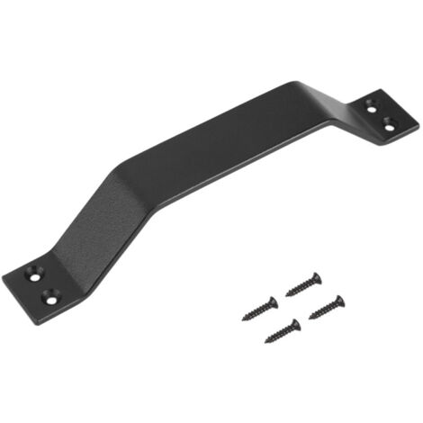 Tirador de acero al carbono macizo para puertas correderas de granero, portones, garajes y cobertizos de jardín.
