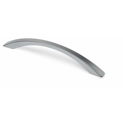 Tirador de Asa para Mueble  Estilo Contemporáneo  Fabricado en Zamak  Acabado en Cromo Mate  Distancia Entrepuntos: 128 mm  Medidas 1531026 mm  Sistema de Fijación Atornillado  Incluye Tornillos M4  2