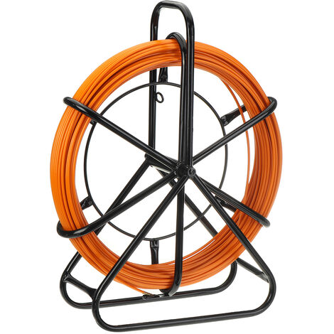 Tirador de Cable de Fibra de Vidrio de 4,5mm x 70m, Cable Eléctrico