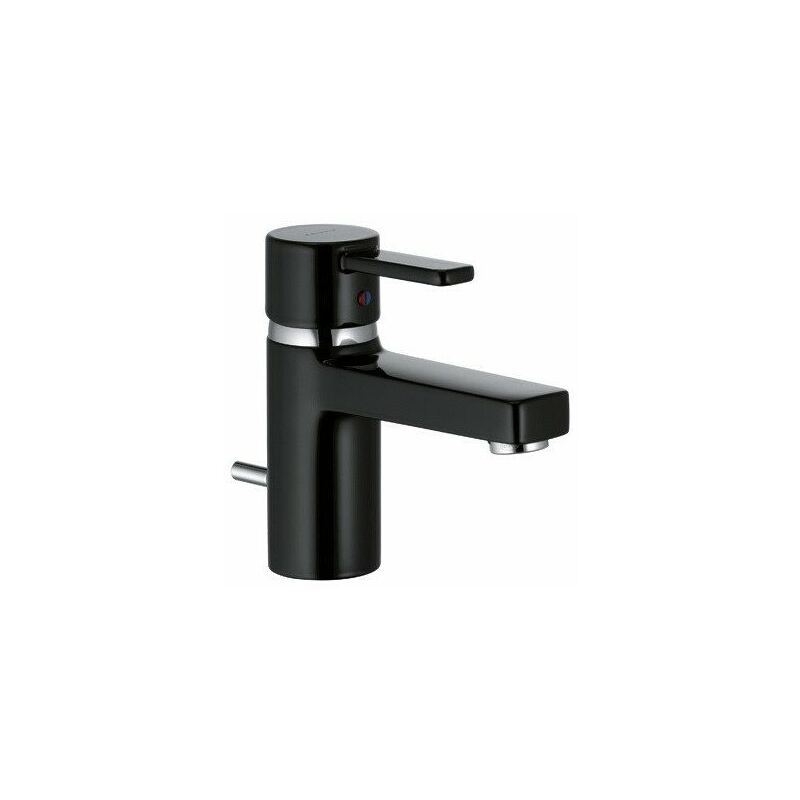 

tirador de lavabo cromado / negro