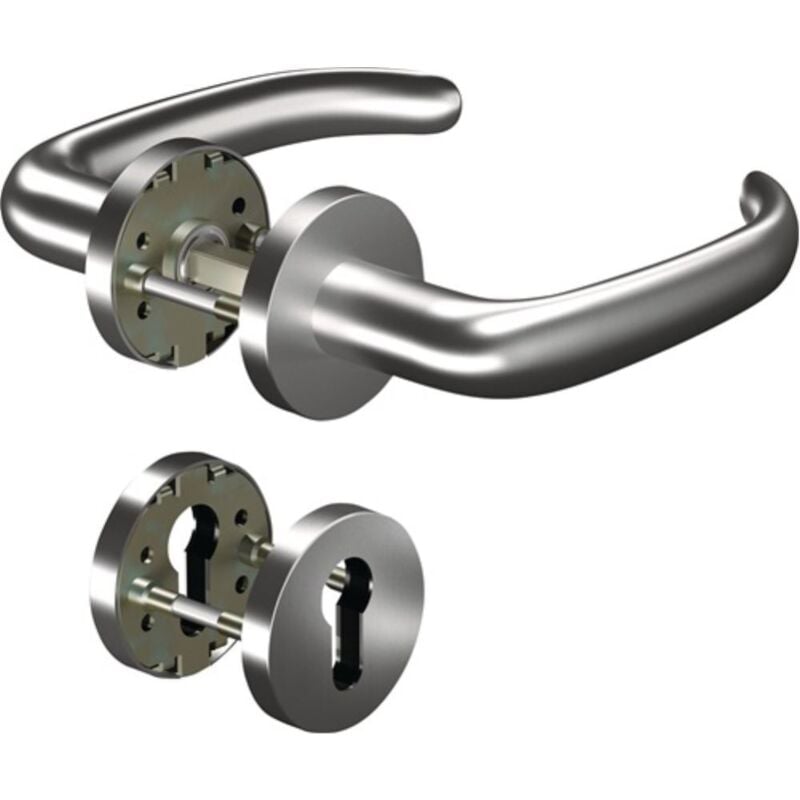 

Juego de rosas CORE8999 8mm / 6501/6612 PZ AL aluminio F1 redondo PZ DIN izquierda / derecha D / D OGRO