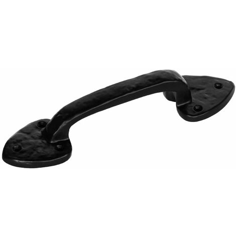 Tirador de Puerta Standard 210mm Forja Negro EDM