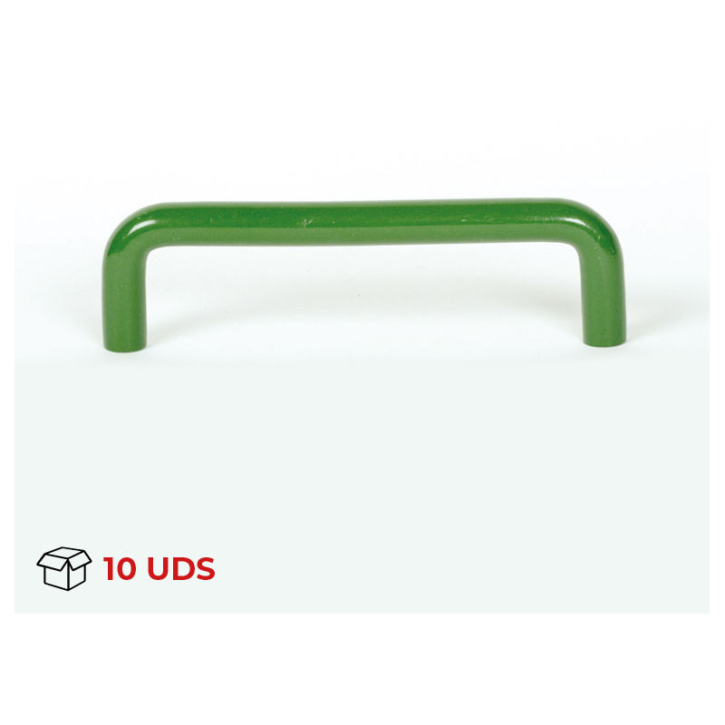 

Tirador Asa Mueble | Estilo Contemporáneo | Fabricado en Hierro | Acabado en Verde | Distancia Entrepuntos: 96 mm | Medidas 134*92*80 mm | Sistema de