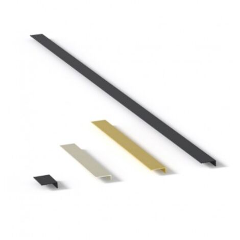 Tirador Flat 661 - Oro cepillado anodizado. 400x40x17mm. Entrepuntos 320mm.