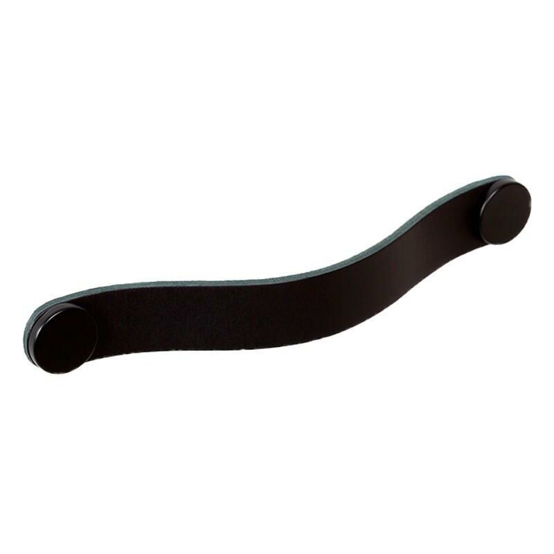 

Tirador piel flexa c128 l150 beige/cromo acabado negro - negro medida tirador dist. 160mm. - Mibricoplus