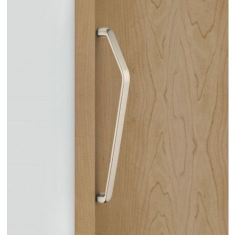 Tirador Grip 2211 - Cromo brillo. 217x25x48mm. Entrepuntos 200mm.