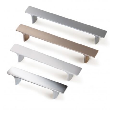 Tirador Jazz 7751 - Aluminio. 204x25x29mm. Entrepuntos 160mm.