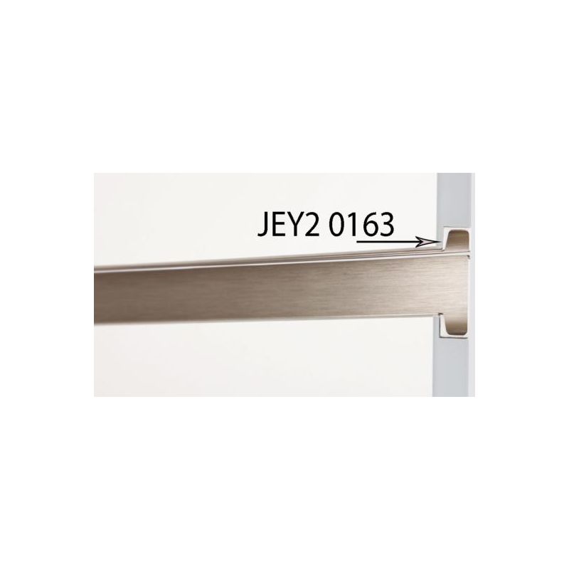 

Tirador Jey2 0163 perfil alto - Tirador inox look 147mm