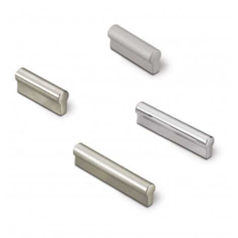 Tirador Key 7291 - Cromo mate. 81x12x20mm. Entrepuntos 64mm.