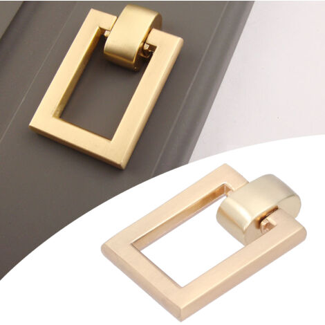 Tirador moderno para puertas en oro cepillado – accesorios para armarios y cajones – zinc