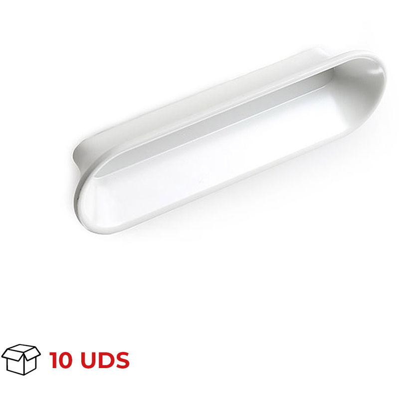 

Tirador Asa Mueble | Estilo Contemporáneo | Fabricado en Zamak | Acabado en Blanco Mate | Distancia Entrepuntos: 96 mm | Medidas 134*92*80 mm |