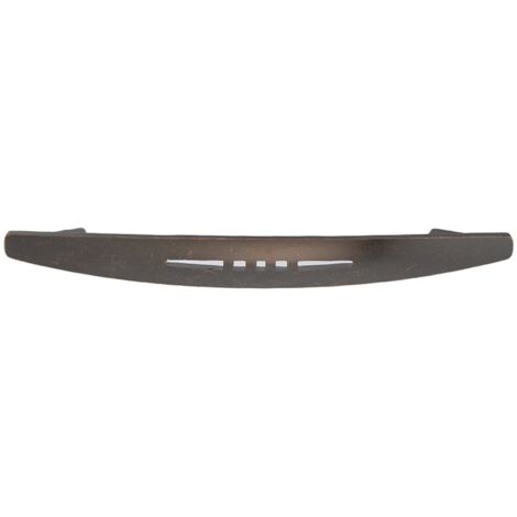 Tirador Mueble Acero Gris Oscuro 13cm Entre Ejes 18cm Largo