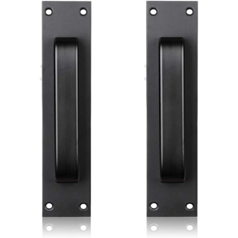 Tirador negro para puerta corredera de cocina/muebles/armario/ropero/cajón para bufandas de puerta de granero