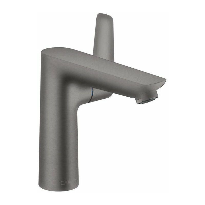 

tirador para lavabo 150 con tirador y desagüe automático negro cromado cepillado